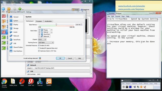 Oracle VirtualBox - Speed Up Virtual Machine - System Setting - Memory and Processor смотреть онлайн