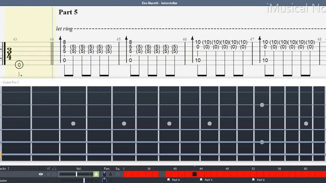 Guitar TAB (Eiro Nareth) Hans Zimmer - INTERSTELLAR | Tutorial / Sheet / Lesson #iMn смотреть онлайн