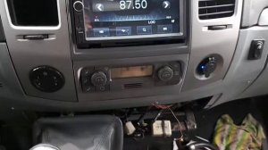 установка 2 din магнитола в газель бизнес