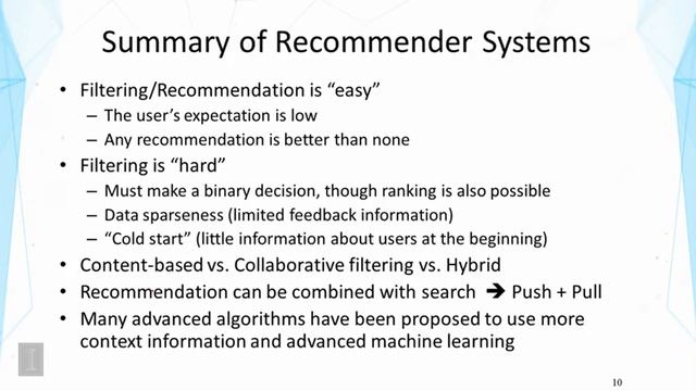 Lecture 42 — Recommender Systems Collaborative Filtering -- Part 3 смотреть онлайн