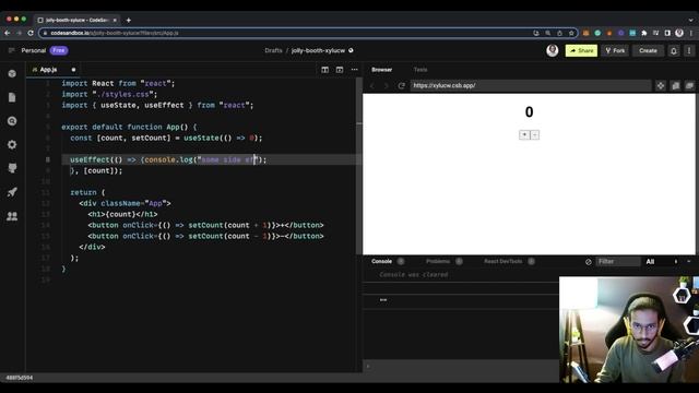 useEffect Hook tip that you didn't know about | Clean Up function! смотреть онлайн