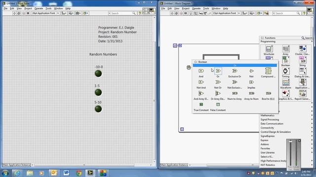 LabVIEW Random Number Demo (ELTT1240) смотреть онлайн
