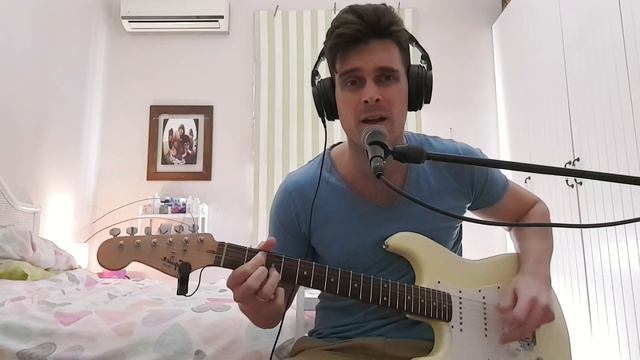 Tambourine Drum Triggers in my Hybrid Guitar - One Man Band смотреть онлайн