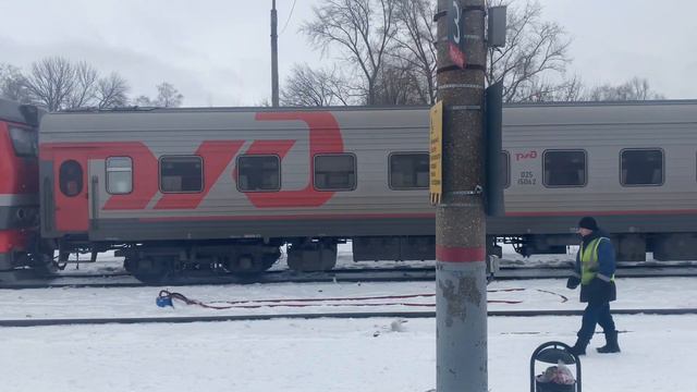 ТЭП70БС-312 с пассажирским поездом