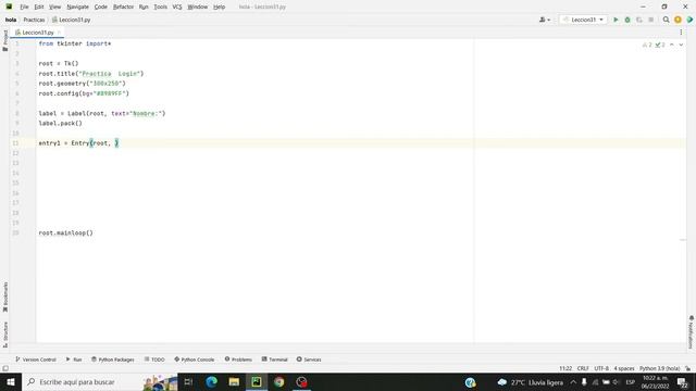 ENTRY en Tkinter. Curso de Python desde CERO смотреть онлайн