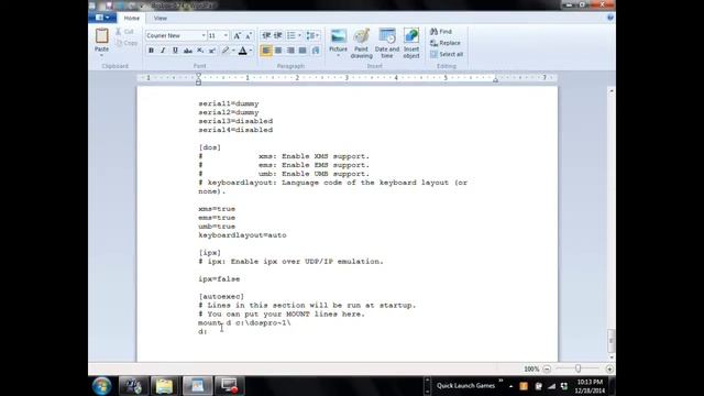How To Auto Mount In DOSBox