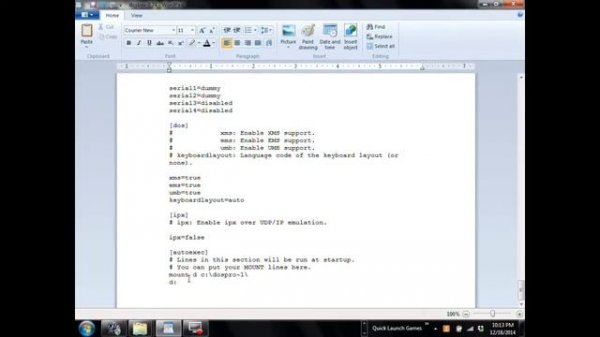How to Auto Mount in DOSBox