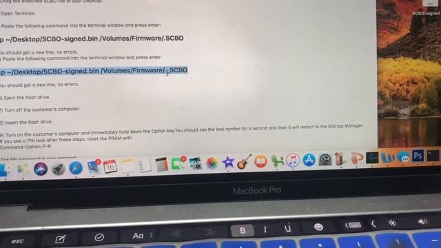 Macbooks  2018-2019  EFI UNLOCK STEPS BY SCBO/ HASH CODE.. смотреть онлайн