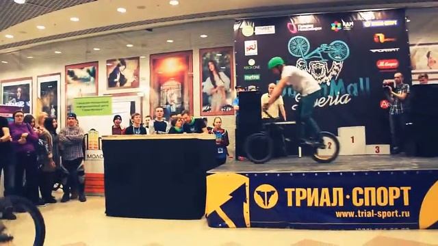 Велогонки по торговому центру DownMall Siberia 2015 Новосибирск, Часть 3 Награждение HD смотреть онлайн