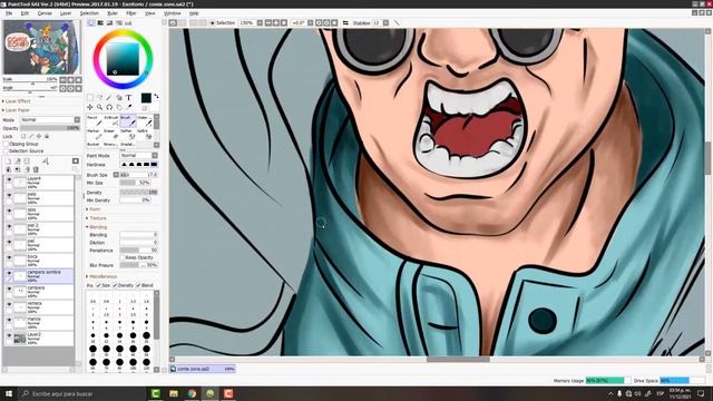 Dibujo de sketch turner - comix zone (tableta grafica one by wacom) смотреть онлайн