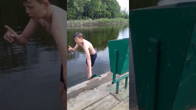 Как Саня прыгает щучкой смотреть онлайн