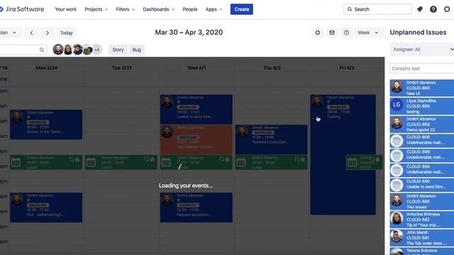 Plan your next week with Calendar for Jira Cloud смотреть онлайн