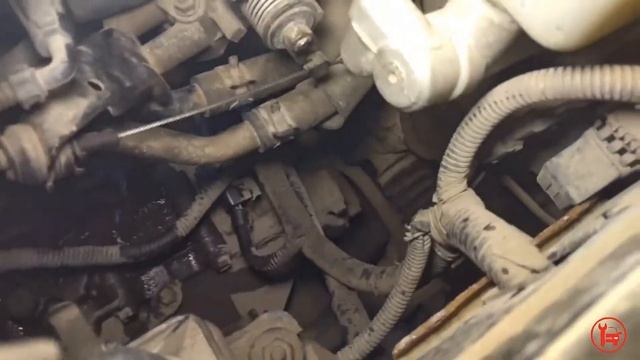 Kia Spectra (КИА Спектра). Замена термостата продолжение. смотреть онлайн
