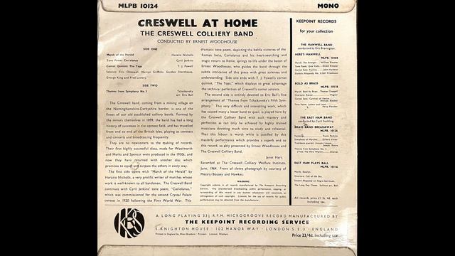 The Tops - Cornet Quintet - Creswell Colliery Band 1964 смотреть онлайн