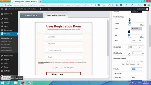 How to Create a User Registration Form with ARForms (old) смотреть онлайн
