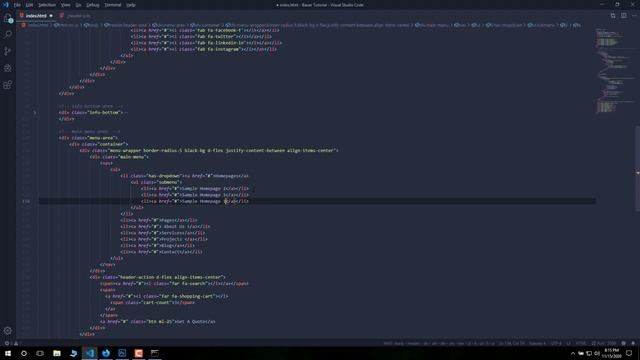 How to Create A dropdown Menu | PSD to HTML смотреть онлайн