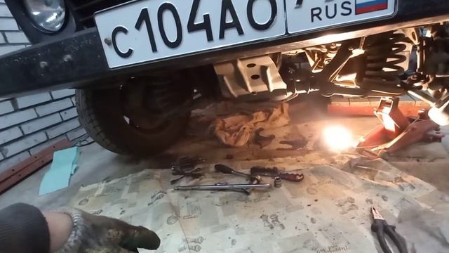 замена переднего редуктора НИВА 2121. смотреть онлайн