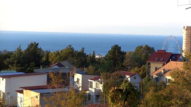 Солнечное утро. Погода в Лазаревском 30 октября t +13°C, вода t +17,8°С. SOCHI RUSSIA смотреть онлайн