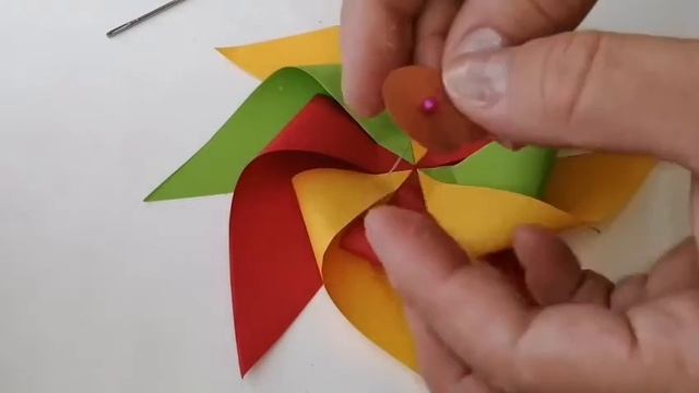 ВЕТРОДУВ, ВЕТРЯЧОК, ПРОПЕЛЛЕР, СВОИМИ РУКАМИ, ИЗ БУМАГИ, смотреть онлайн