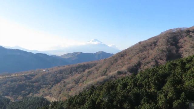 Подъем на гору Комагатаке, вид на Фудзи