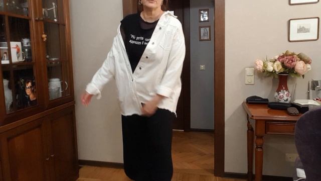 Белая рубаха, как второй слой. Как скрыть "опасную" часть рук. смотреть онлайн