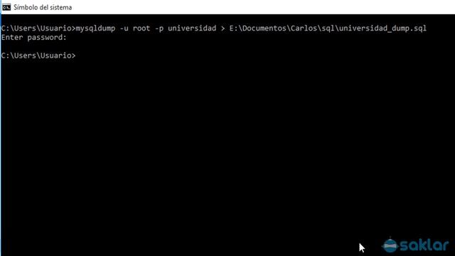 MYSQL Consola – Copia de seguridad BBDD – Video 75 смотреть онлайн