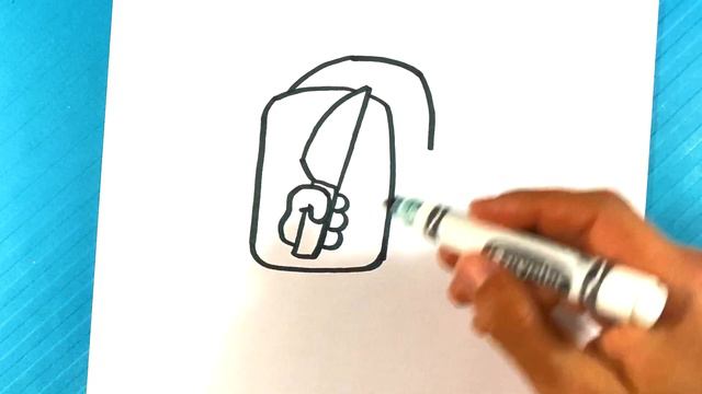 EASY How to Draw AMONG US IMPOSTER Hiding Knife смотреть онлайн