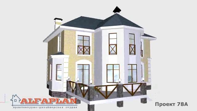 Проект коттеджа 78А "Петровское барокко" смотреть онлайн