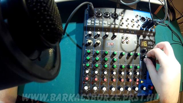 YAMAHA MG10XU Effekt Teszt (Hangtechnika Vlog)
