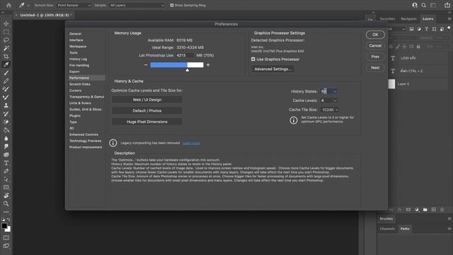 วิธีการ Set Ctrl + Z 1000 ครั้ง ใน Photoshop (Undo 1,000 ครั้งใน Photoshop) смотреть онлайн
