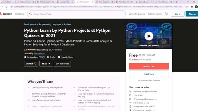 Udemy Free Courses with Free certificate | ML | Python | Data Science | Public Speaking | New skill смотреть онлайн