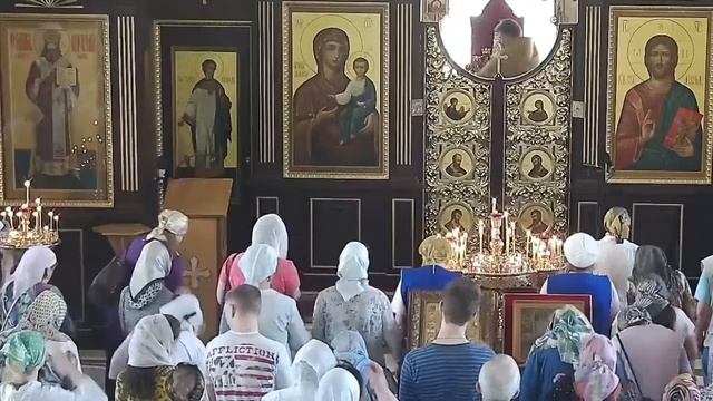 18.06.2023 Всех святых в земле Российской просиявших. Божественная Литургия. Водосвятный молебен. смотреть онлайн
