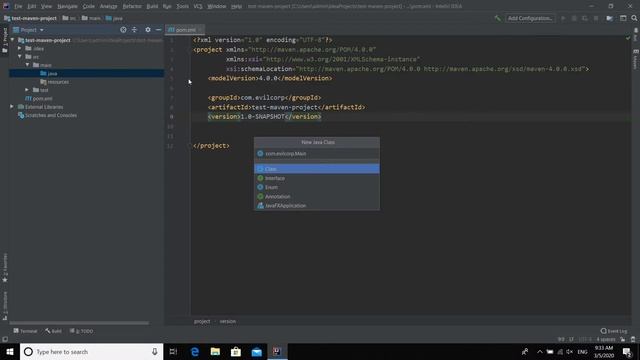 Как создать maven проект смотреть онлайн