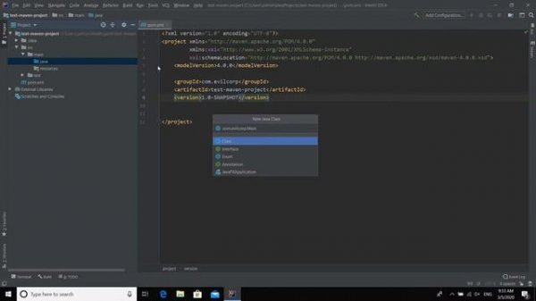 Как создать maven проект
