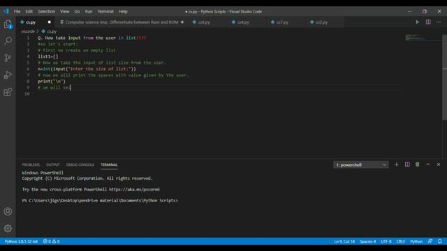 Python | How to take input in List | Trick.... смотреть онлайн