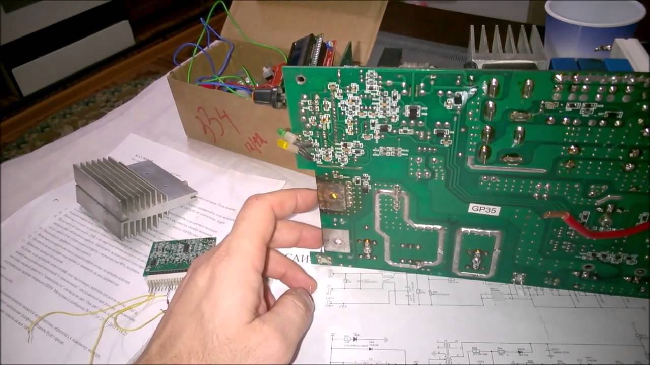 ремонт сварочного инвертора РЕСАНТА САИ220 смотреть онлайн