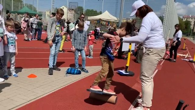 Детский спортивный праздник в Риге смотреть онлайн