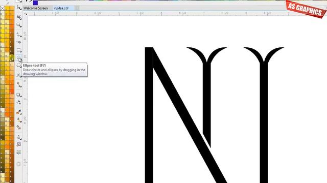 Logo Design - NP - Hand Made Font logo Design in | Coreldraw x7 смотреть онлайн