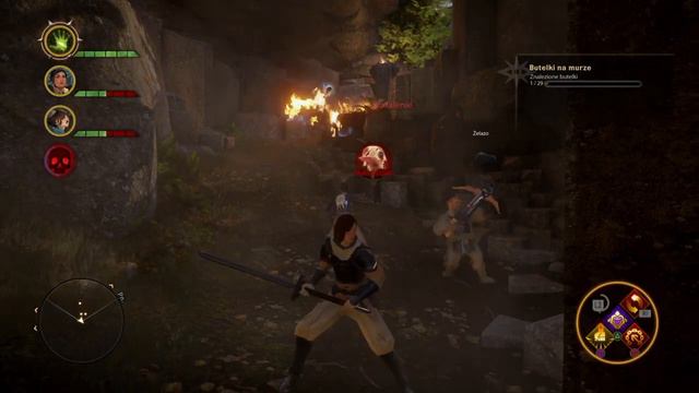 Dragon Age™ Inquisition PS4 Gameplay Warrior 4 lvl Dragon Place смотреть онлайн
