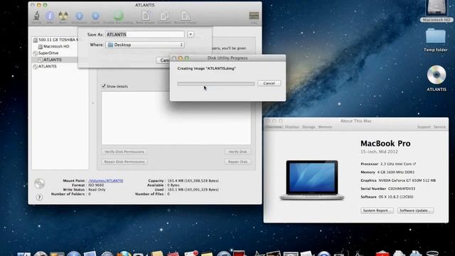How To Create Dmg (Disk Image) File On OS X 10.8 Mountain Lion