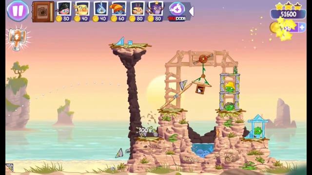 Angry Birds Stella Beach Day Android Gameplay Level 14 смотреть онлайн