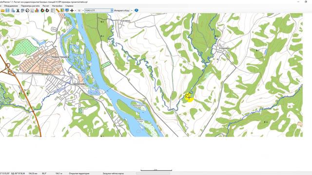 RadioPlanner 1.1 Часть 6. Использование TOPO CTT в качестве картографической подложки смотреть онлайн