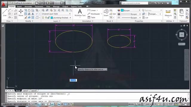 AutoCAD Essential Training Ellipse Tools edit it #26 смотреть онлайн