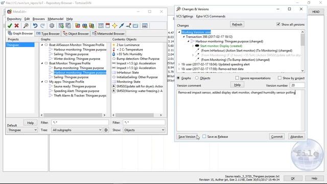 SVN and Smart Model Versioning with MetaEdit+ смотреть онлайн