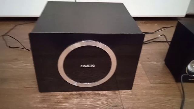 Обзор колонок 2.1 Sven MS-1085 смотреть онлайн