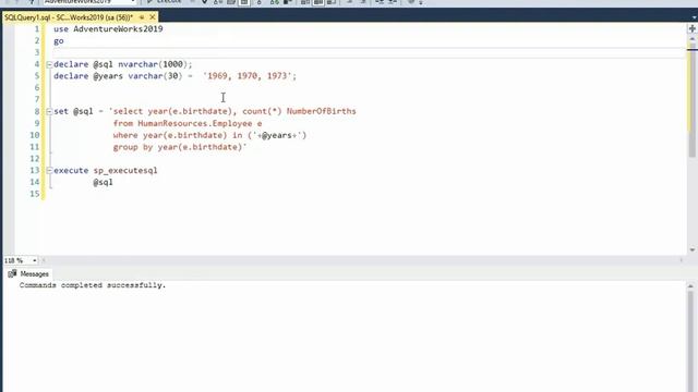 Build and Execute Dynamic SQL Statements in SQL Server. 9 Examples to help you build the skill. смотреть онлайн