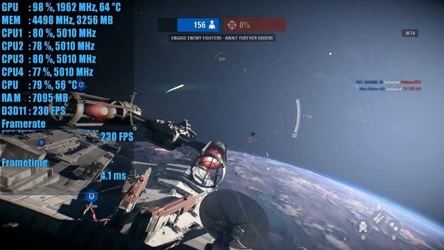 Intel i3-8350k 5ghz + GTX 1070 - Star Wars Battlefront 2 Gameplay - 1080P Ultra Settings смотреть онлайн