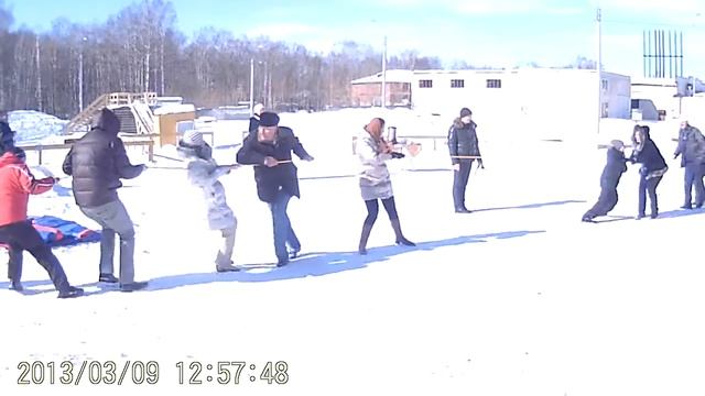 Фрагмент спортивного праздника,Клуб-Отель"Рублёв". смотреть онлайн