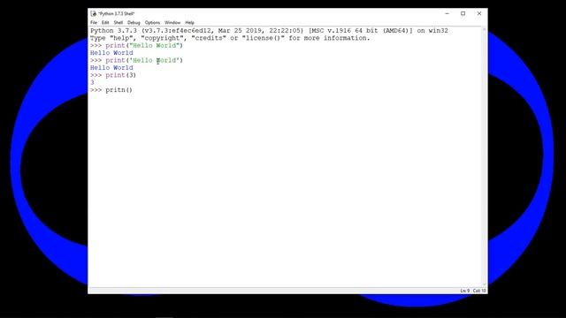 02 ENG Python 3 Python Shell and functions print and type смотреть онлайн