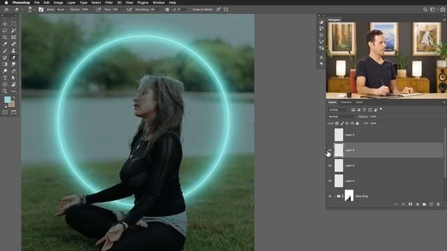 Create a Glow Effect in Photoshop! | Tutorial by PHLEARN смотреть онлайн